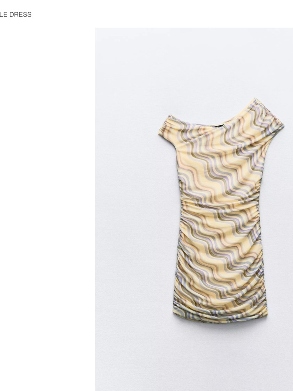 ZARA NWT ASYMMETRIC TULLE DRESS. SIZE MEDIUM.